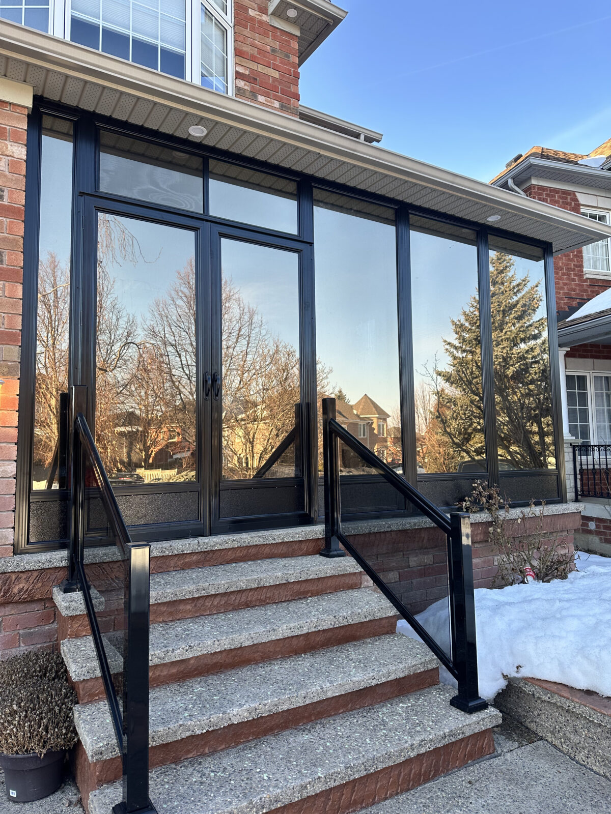 mirror window film image